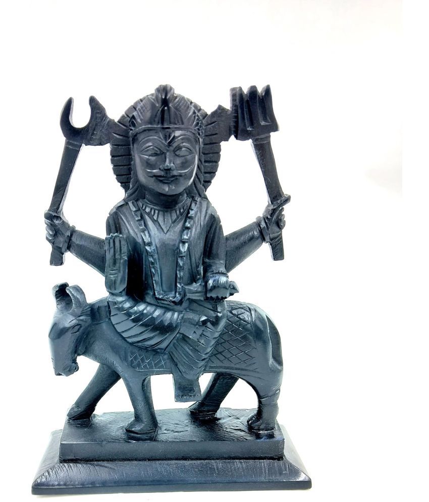     			KRAFT CLOUDS Marble Shani Dev Idol ( 17 cm )