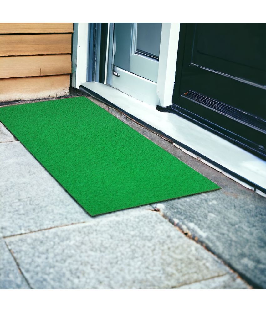     			mopak decor Set of 1 Anti-skid Polypropylene Door Mat ( 60 X 45 cm ) Green