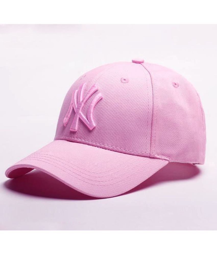     			Alamos Pink cotton Women's Cap ( Pack of 1 )