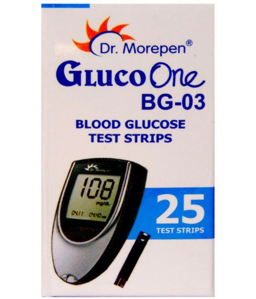     			Dr. Morepen Bg 03 25 strips 25 Test Strips