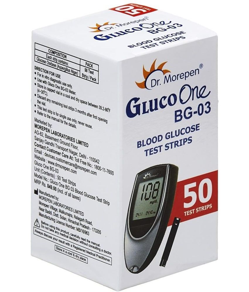     			Dr. Morepen GLUCO ONE BG-03 50 Test Strips