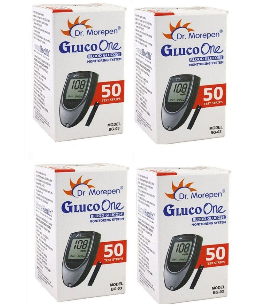     			Dr. Morepen GLUCO ONE BG-03 200 Test Strips