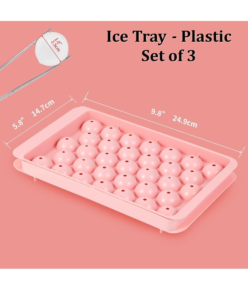     			Stysol Lolipop Ice Tray Pink 3 Pcs