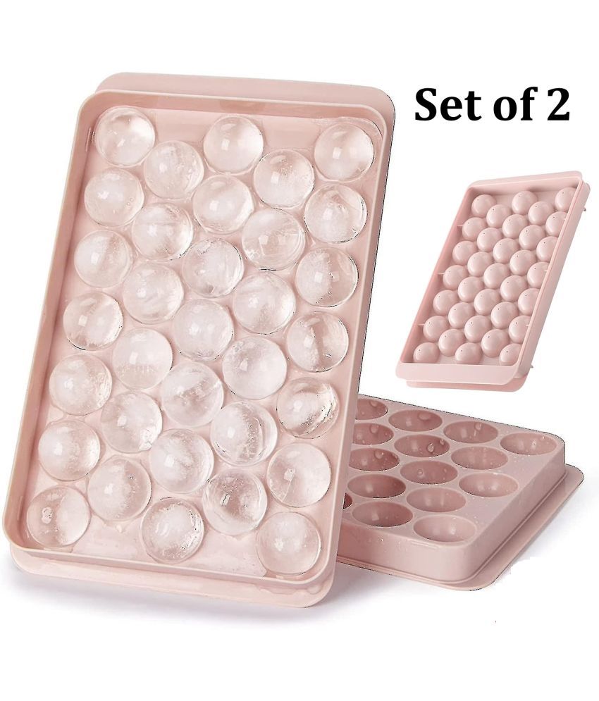     			Stysol Pink Ice Tray Peach 2 Pcs