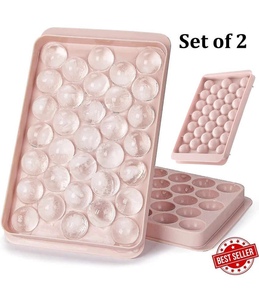     			Stysol Pink Ice Tray Peach 2 Pcs