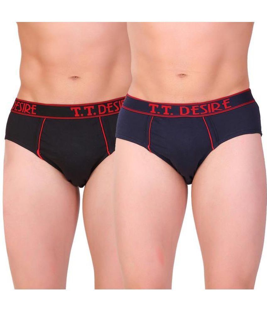     			TT Pack of 2 Cotton Briefs For Men's ( Multicolor )