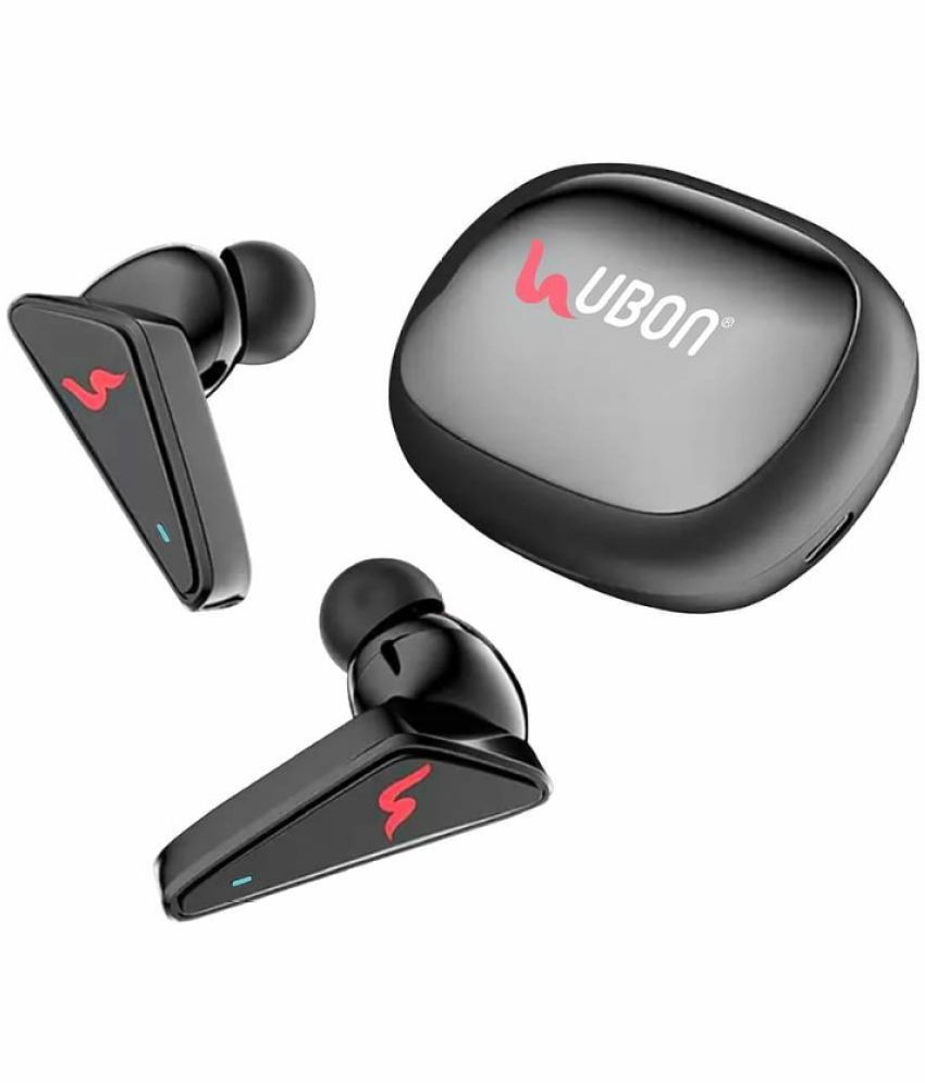     			UBON BT355 EARBUDS Bluetooth True Wireless (TWS) On Ear 26 Hours Playback Active Noise cancellation IPX4(Splash & Sweat Proof) Black