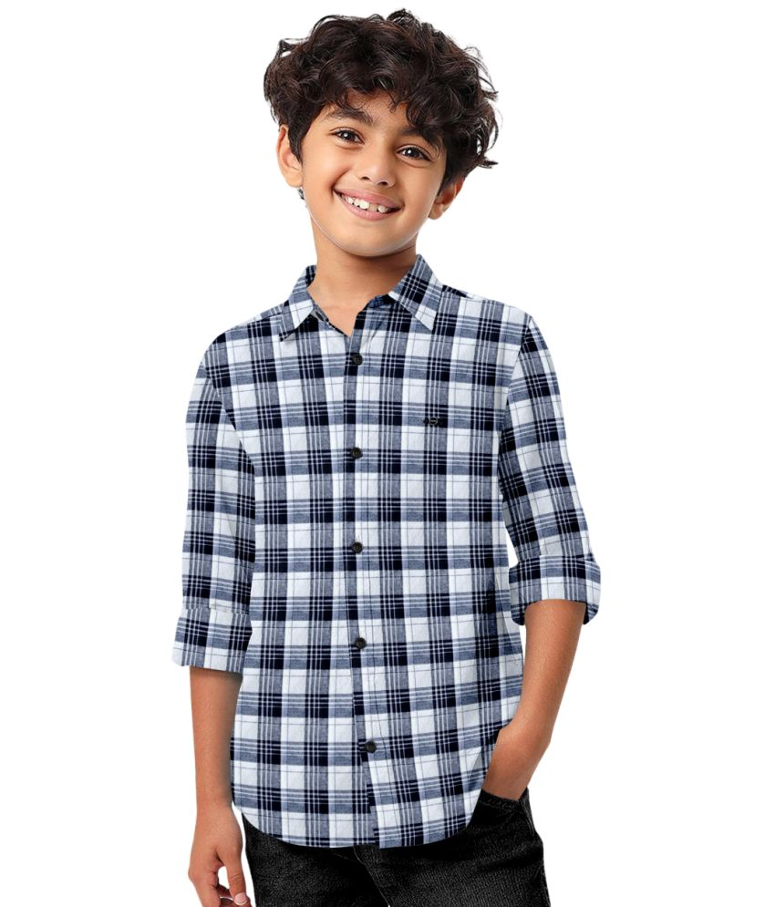     			ZAKAR STYLE Pack of 1 Boys Cotton Blend Full Sleeves Shirt ( Black )