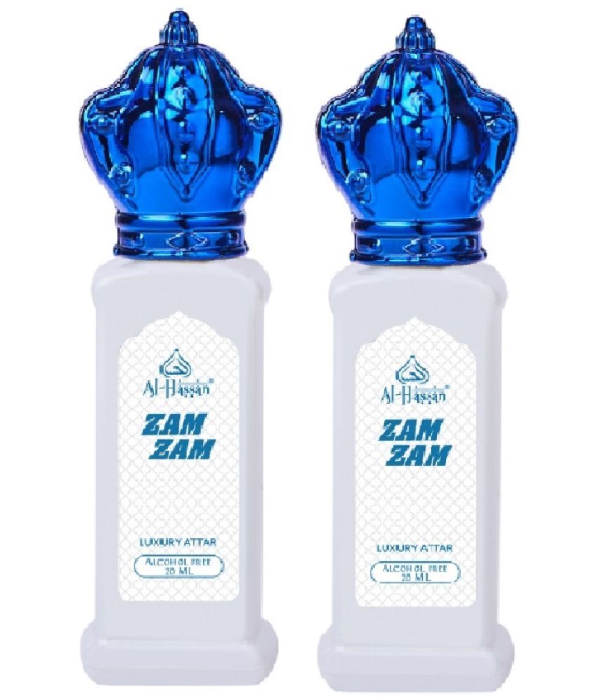     			Al - Hassan Musk Non- Alcoholic Miniature Attar ( Pack of 2 )