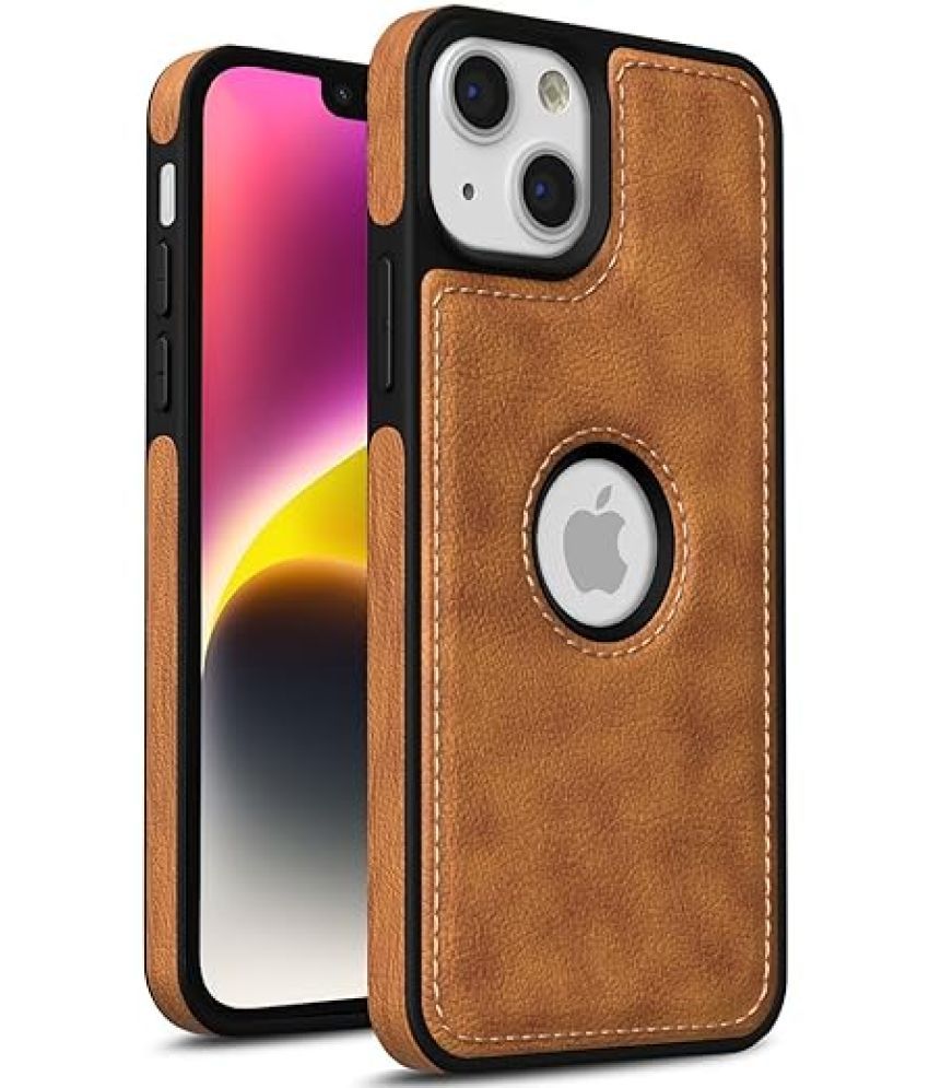     			Bright Traders Shock Proof Case Compatible For Leather Apple Iphone 14 ( )