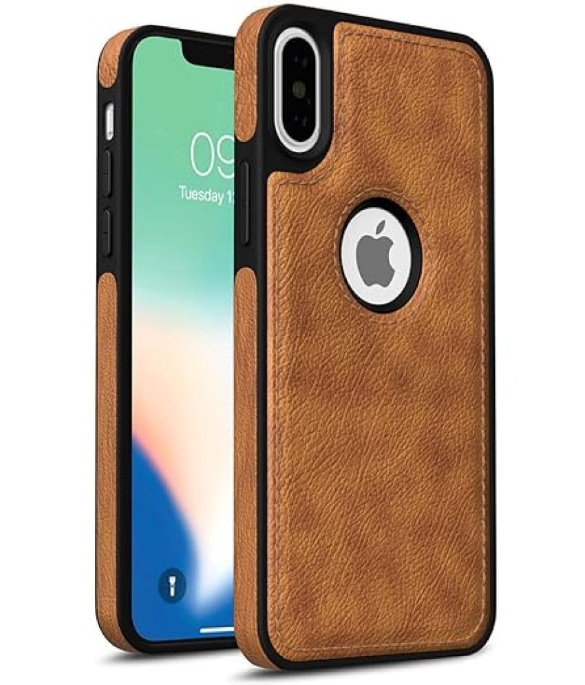     			Bright Traders Shock Proof Case Compatible For Leather Apple Iphone X ( )