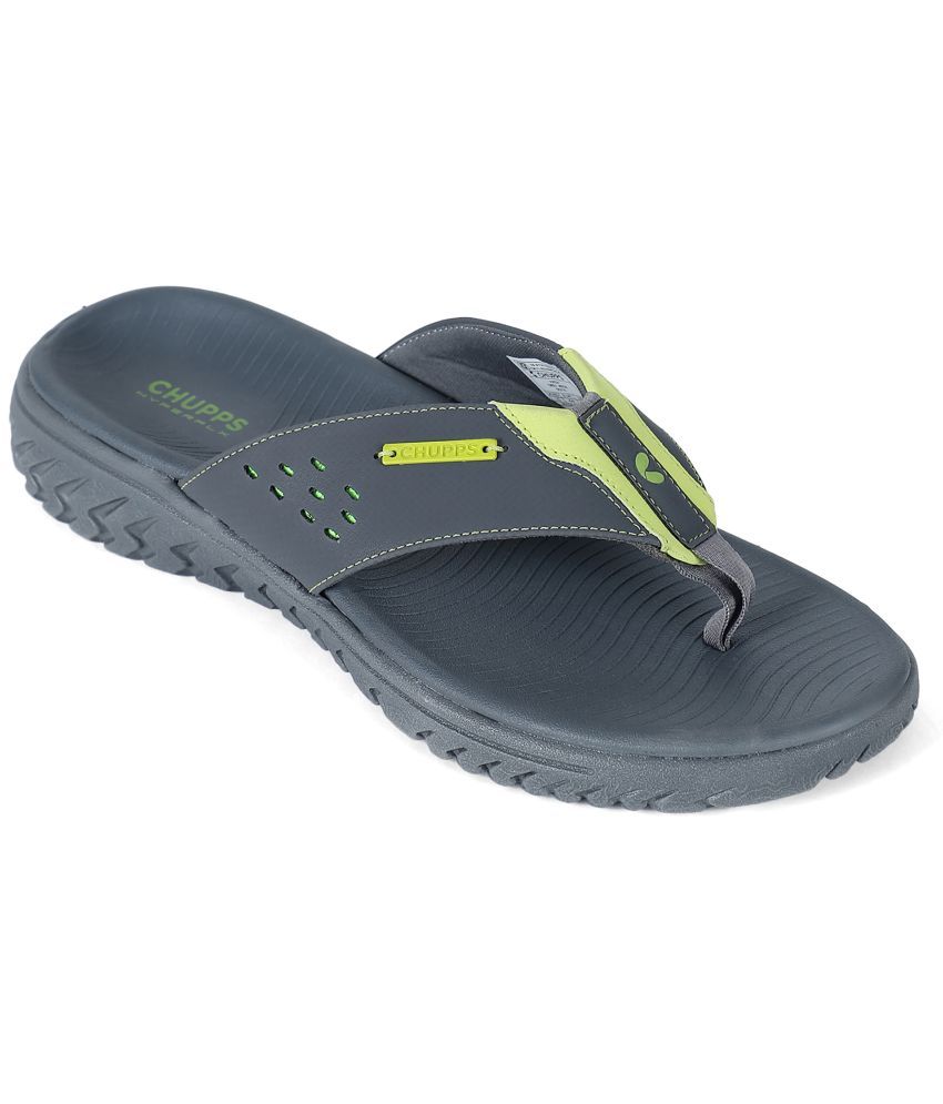     			CHUPPS Olive Men's Thong Flip Flop