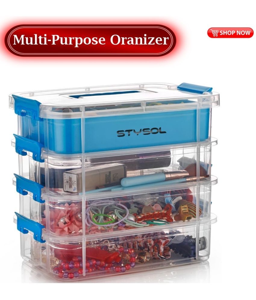     			Stysol Multi-Purpose Box  Plastic Multicolor Multi-Purpose Container ( Set of 1 )