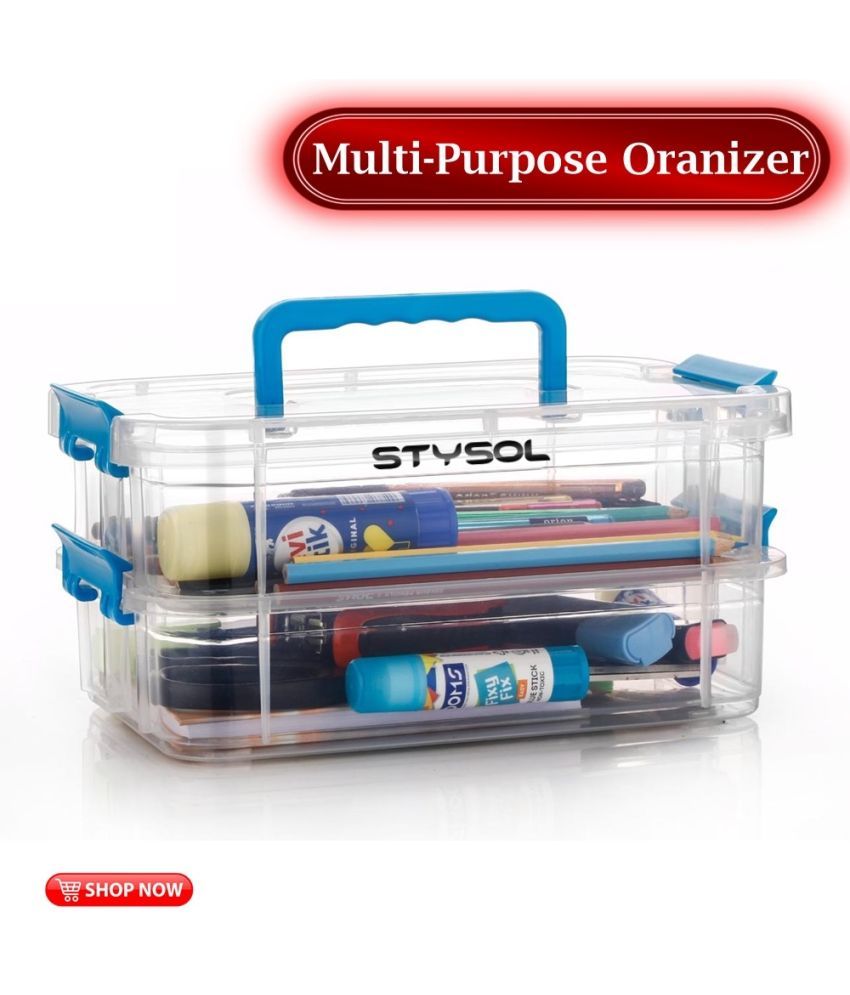     			Stysol Multi-Purpose Box  Plastic Multicolor Multi-Purpose Container ( Set of 1 )