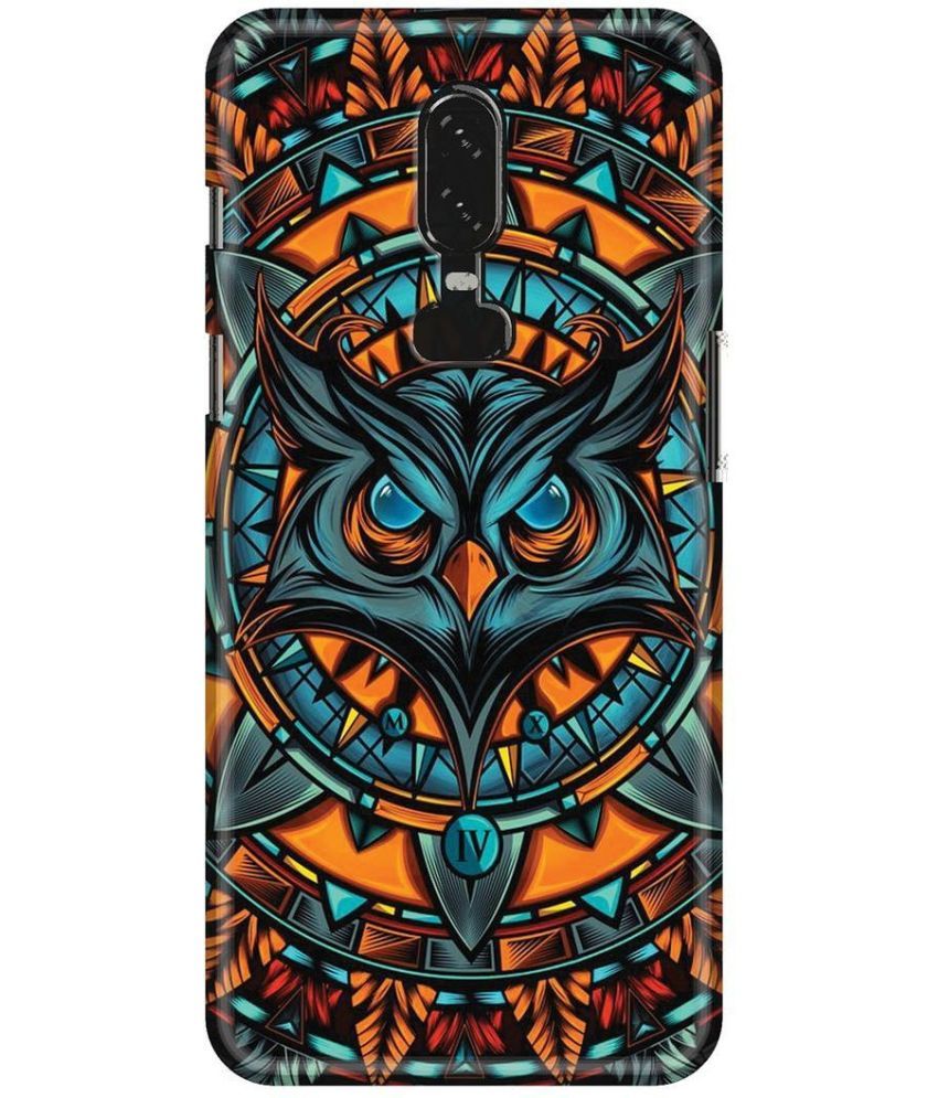     			hello case Multicolor Printed Back Cover Silicon Compatible For OnePlus 6 ( Pack of 1 )