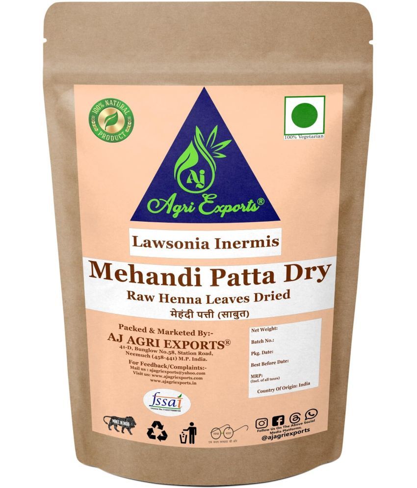     			AJ AGRI EXPORTS Mehandi Patta Dry - Henna Leaves Dry - Lawsonia Inermis 200 gm