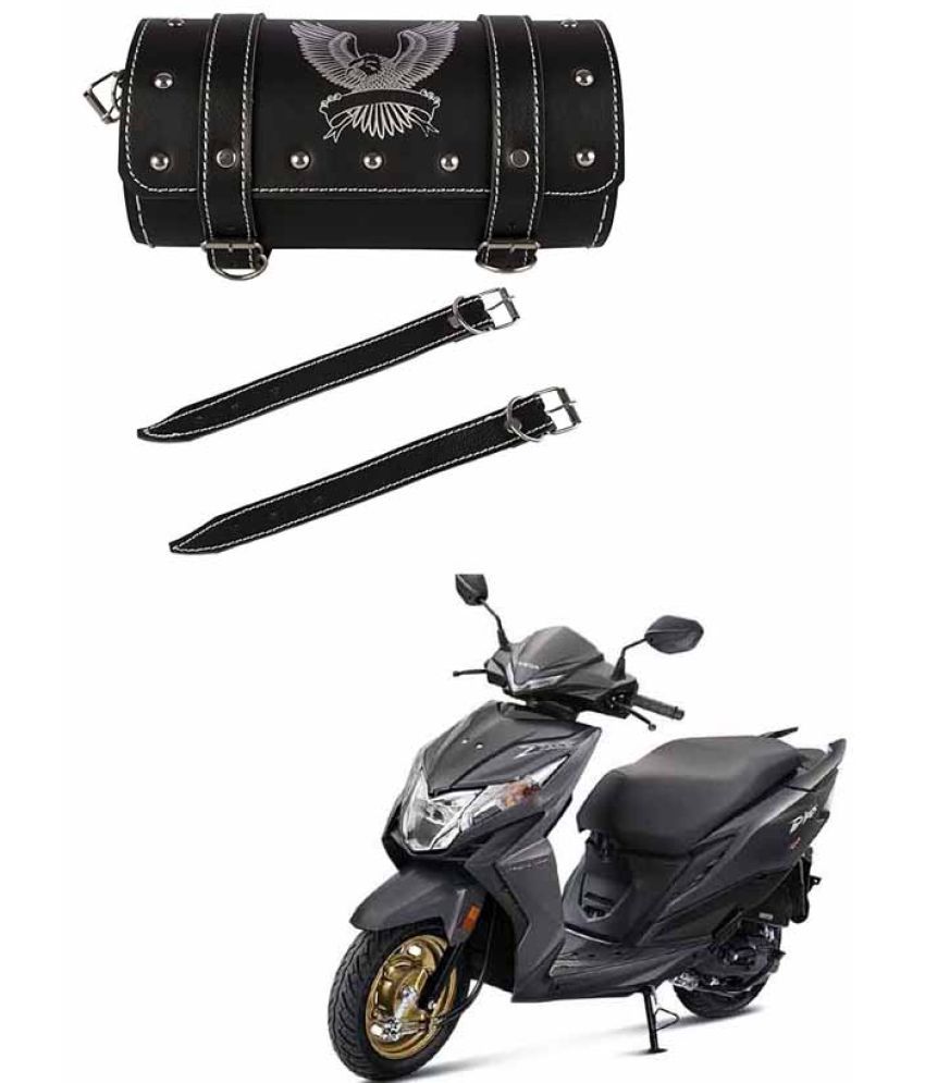     			BuddyBuzz One-side Black Leatherette Tool Bag Eagle For Honda Dio