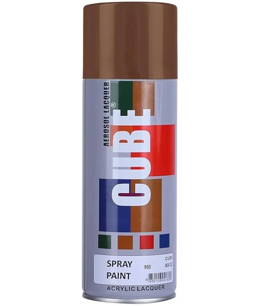     			Golden Fox Cube Brown Spray Paint Brown Spray Paint 400 ml (Pack of 1)