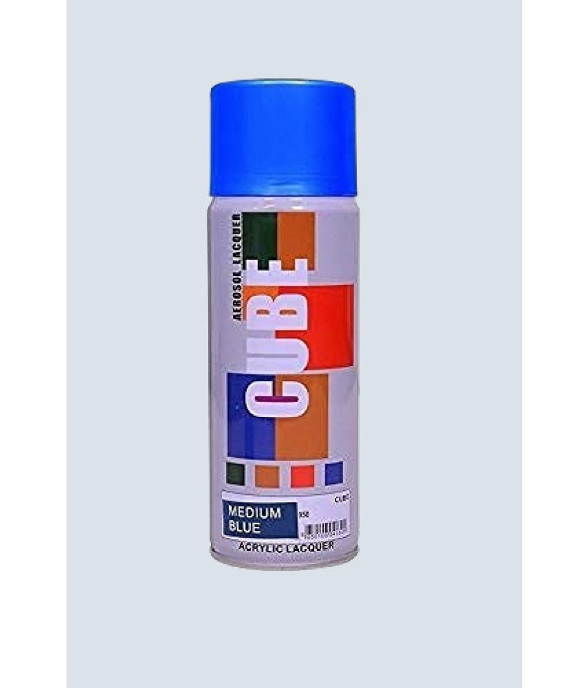     			Golden Fox cube Aerosol Spray Paint 400ml for Multipurpose use Blue Spray Paint 400 ml (Pack of 1)