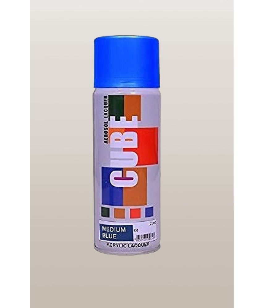     			Golden Fox cube Aerosol Spray Paint 400ml for Multipurpose use Blue Spray Paint 400 ml (Pack of 1)