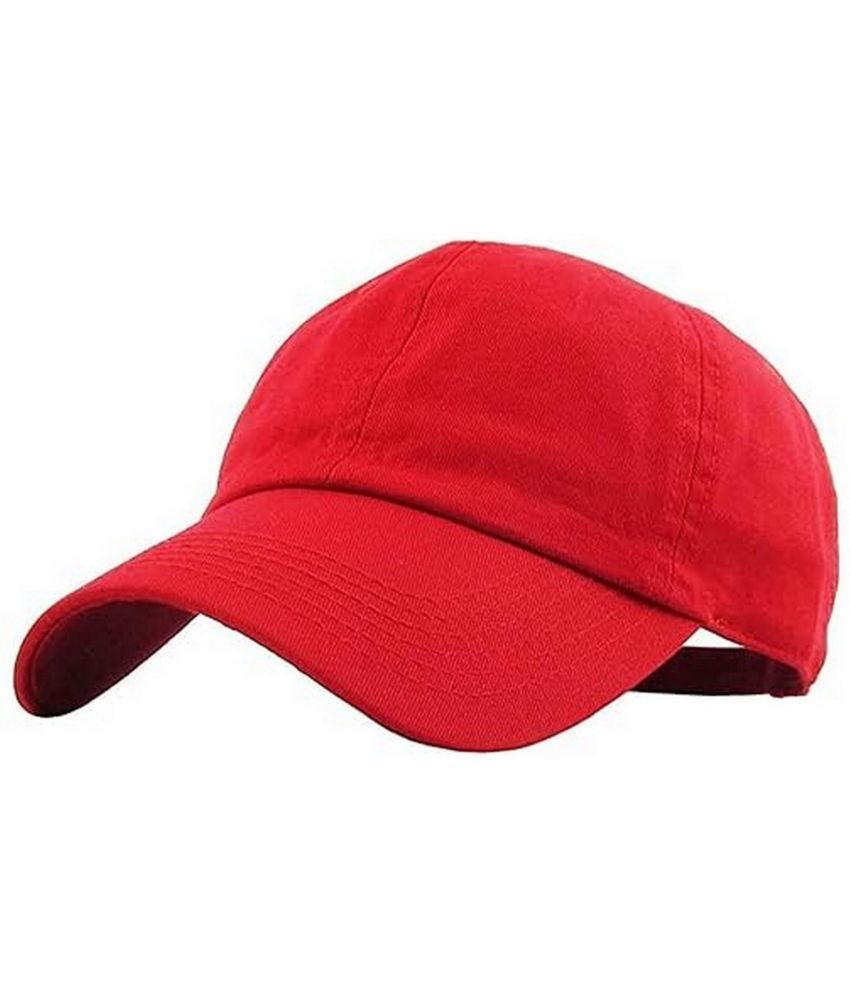     			Infispace Red Cotton Blend Women's Cap ( Pack of 1 )