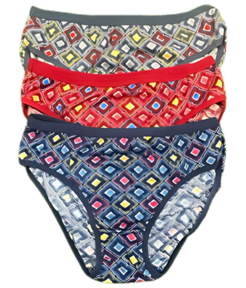     			Lenon Pack of 6 Cotton Briefs For Women ( Multi Color )