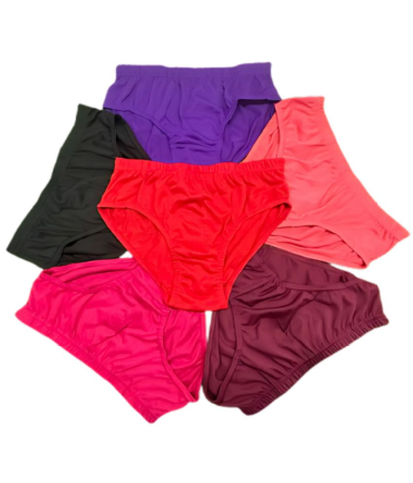     			Lenon Pack of 6 Cotton Briefs For Women ( Multicolor2 )