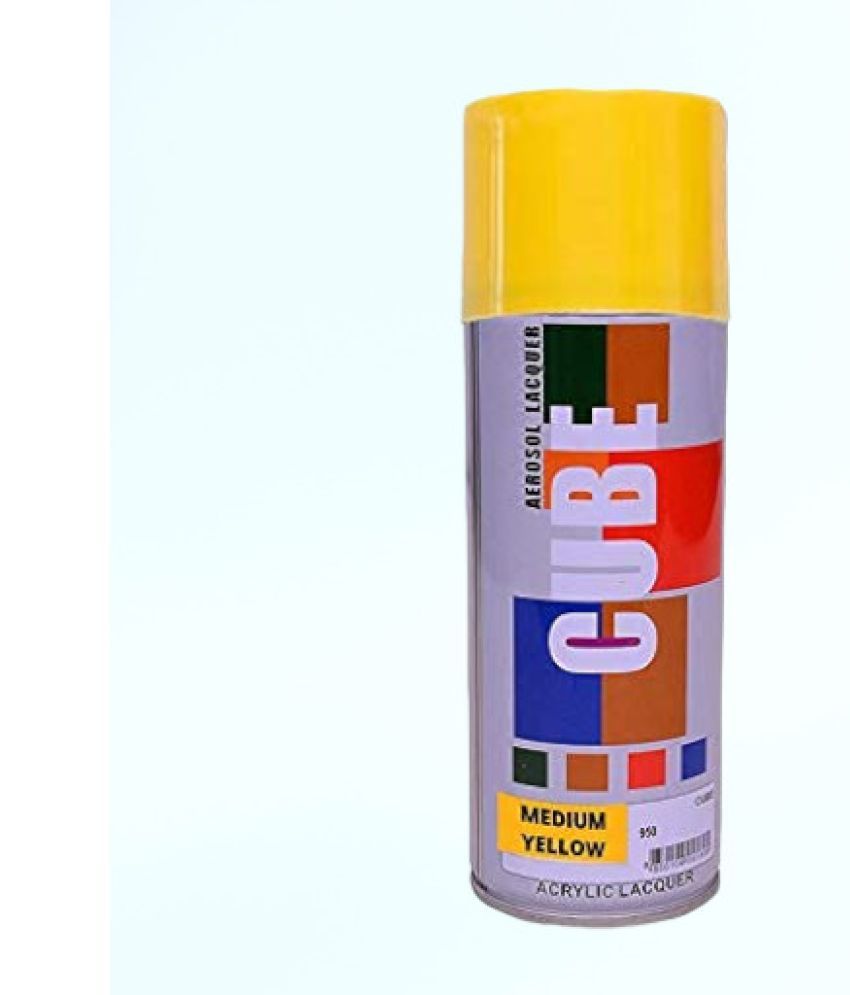     			Golden Fox Yellow Spray Paint 400 ml (Pack of 1)