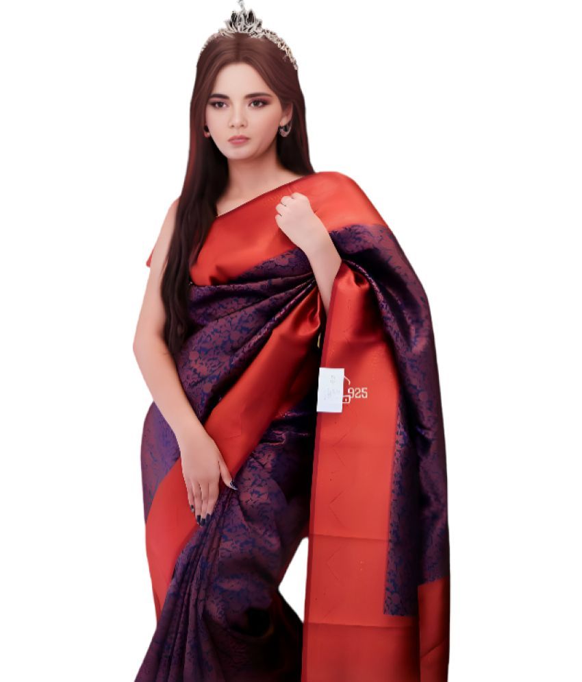     			SILK SUTRA Polyester Embroidered Saree With Blouse Piece ( Multicolor , Pack of 1 )