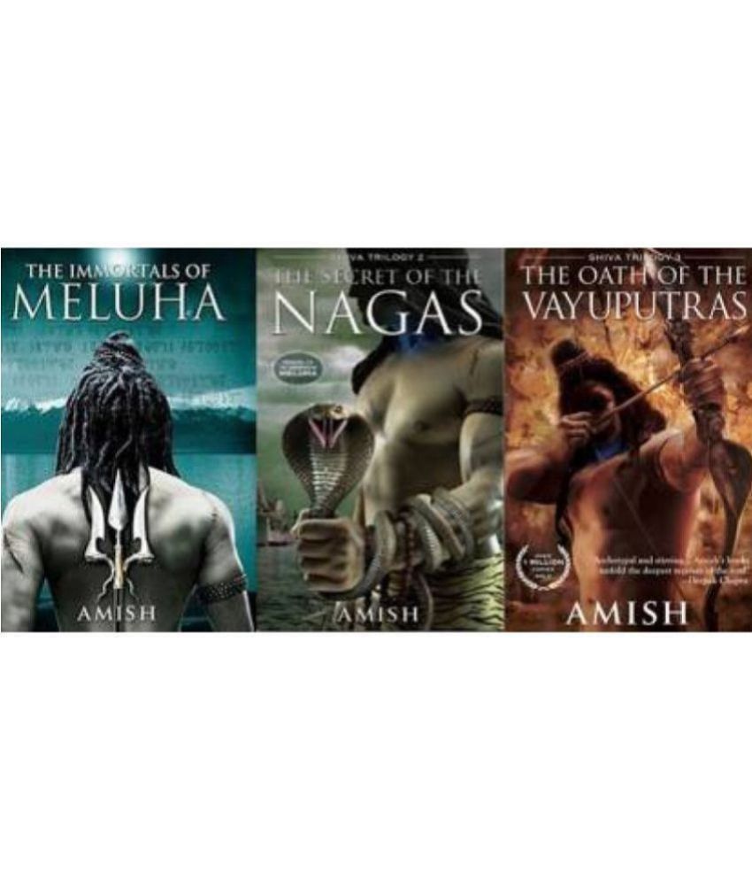     			Shiva Trilogy: The Secret of the Nagas , The Immortals of Meluha And Vayuputras ( Set of 3 Books) (English, Paperback, Amish