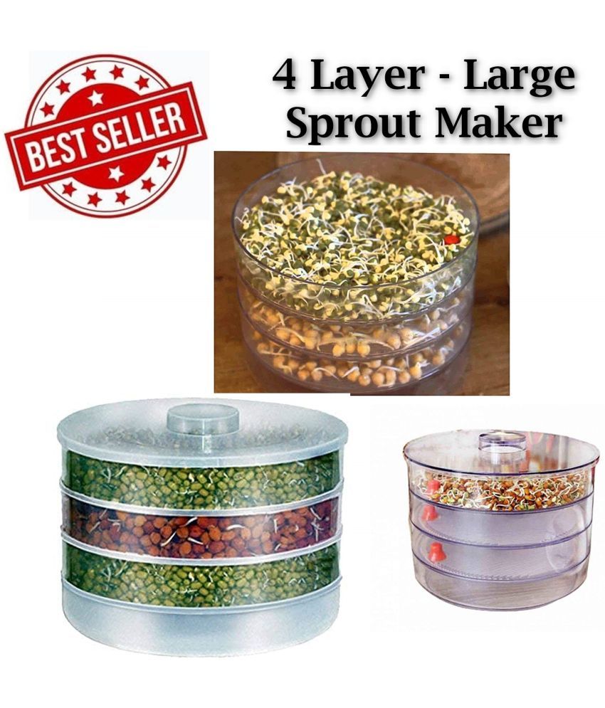     			Stysol Plastic 4 Compartment Sprout Maker