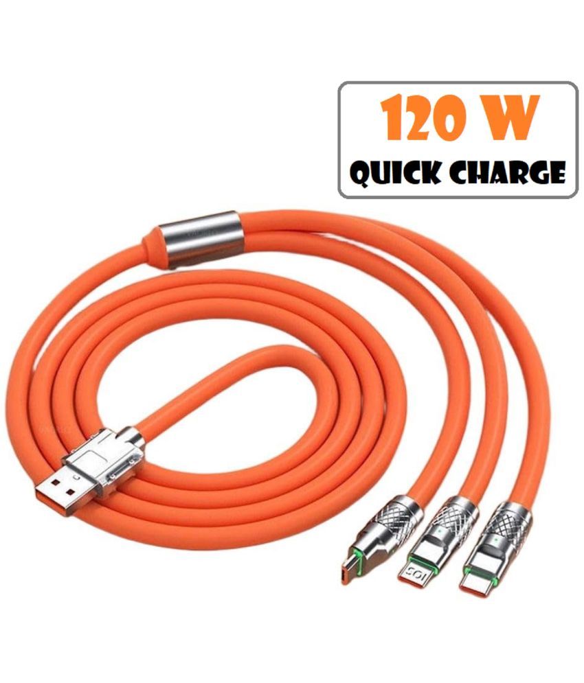     			UniBoss Orange 2.1A Aux Cable 1 Meter