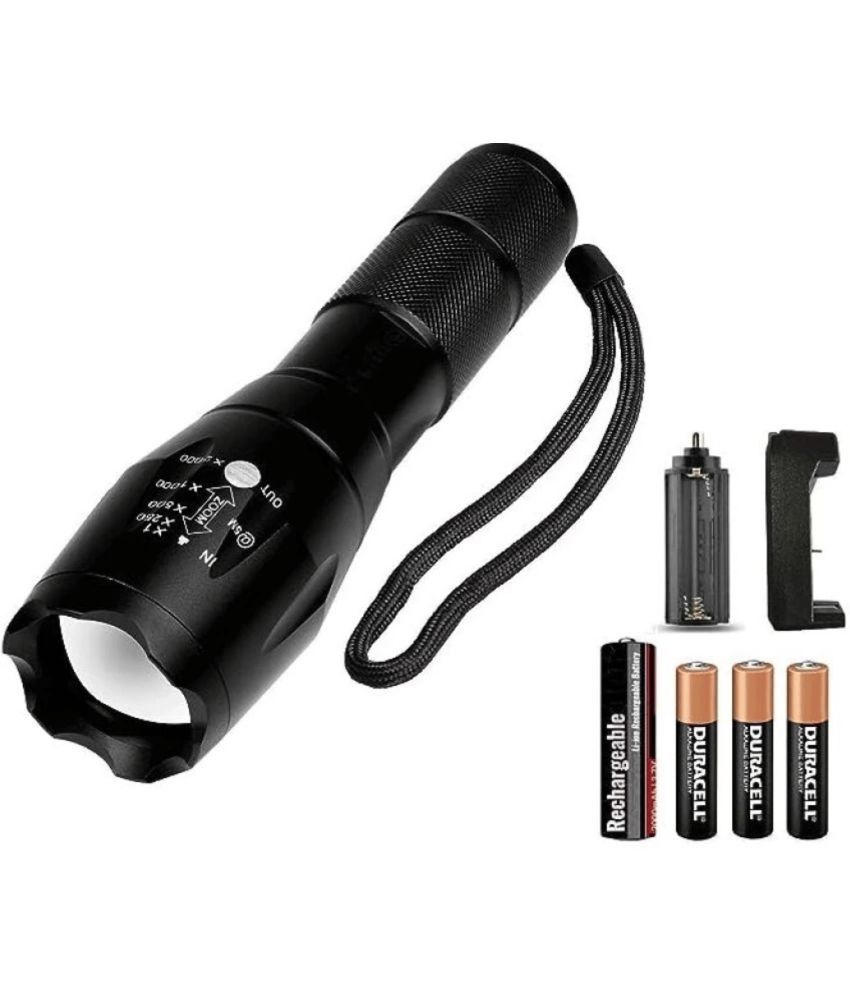     			Vaxtore - Above 50W Rechargeable Flashlight Torch ( Pack of 1 )