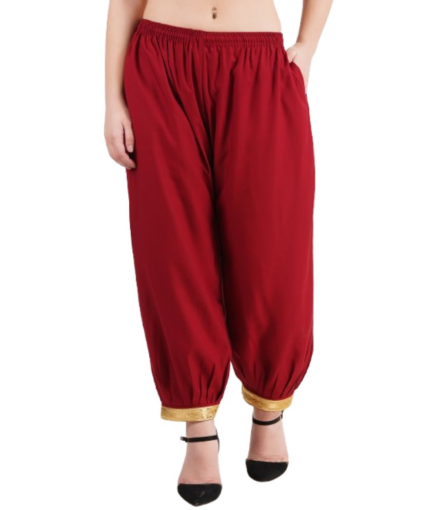     			Aadrika Pack of 1 Rayon Women's Salwar ( Maroon )