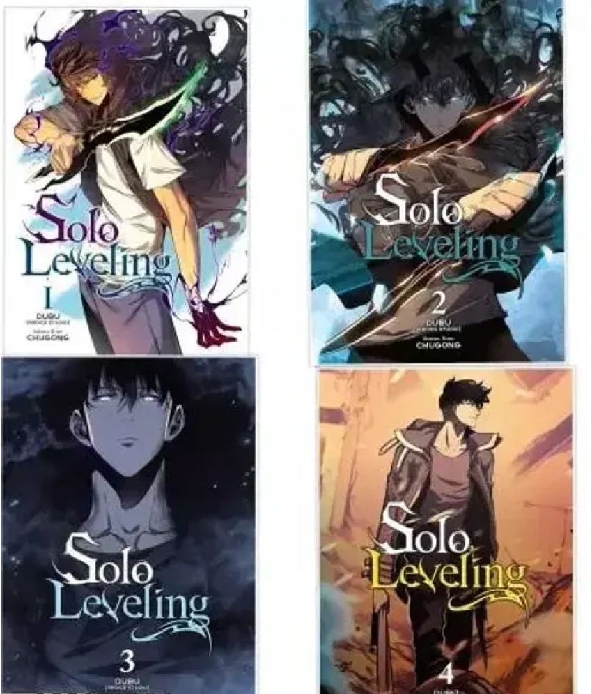     			Combo set of 4 Books:- Solo Leveling, Vol. 1 , 2 , 3 & 4 (comic) - Paperback, Manga