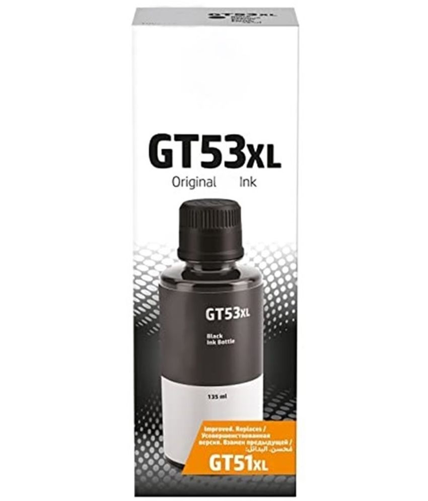     			KALAR GT53XL Black Ink ( 135 ml ) Pack of 1 For H_P DeskJet GT 5800 series, H_P Ink Tank 100/ 300/ 400 series, H_P Smart Tank 200 / 500 / 700 series