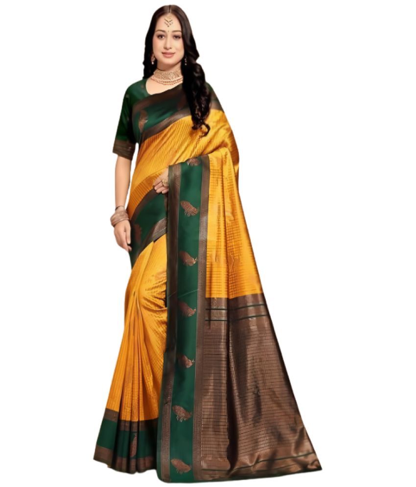     			SILK SUTRA Polyester Embellished Saree With Blouse Piece ( Multicolor , Pack of 1 )