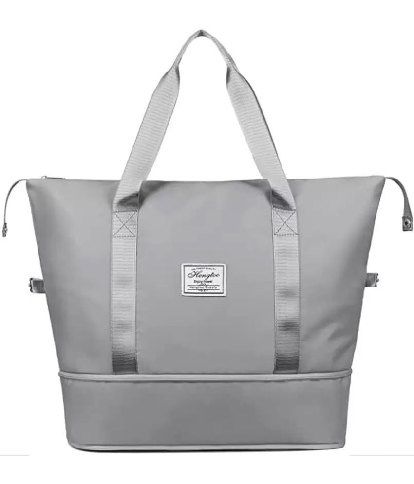     			samtroh 5 Ltrs Grey Polyester Duffle Bag