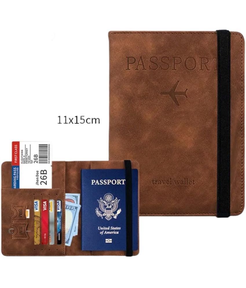     			samtroh PU Leather Unisex Passport Holder ( Pack of 1 )