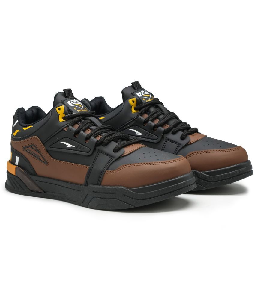     			ASIAN CHICAGO-11 Black Men's Sneakers