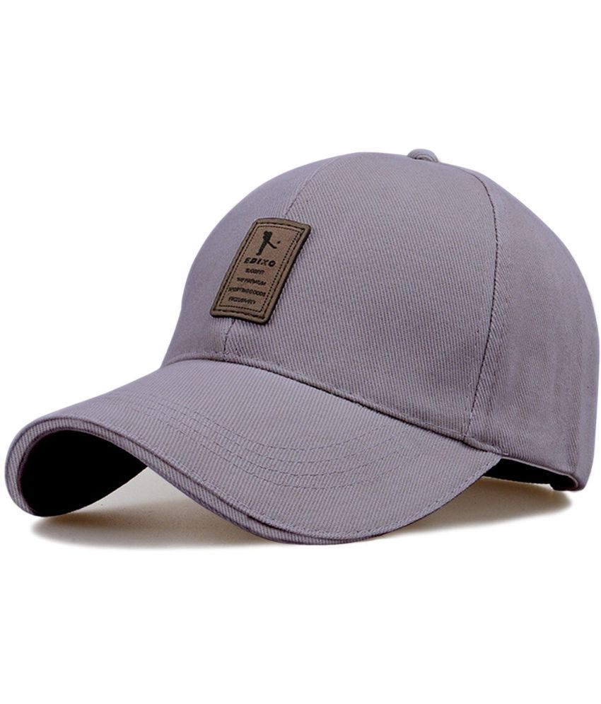     			Bolax Pack of 1 Cotton Men's Cap ( Grey )