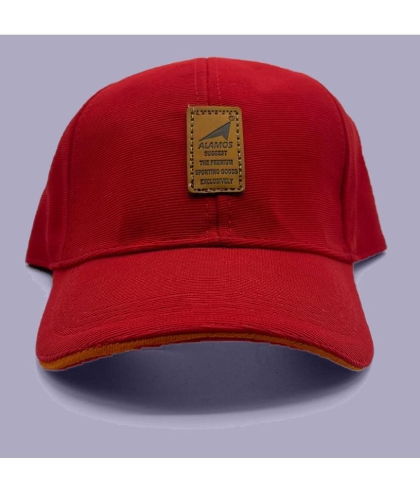     			Bolax Pack of 1 Cotton Blend Men's Cap ( Red )