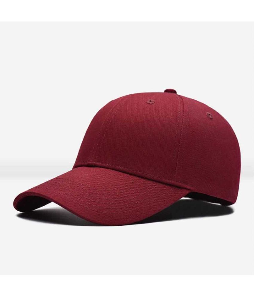     			Bolax Pack of 1 Cotton Men's Cap ( Maroon )