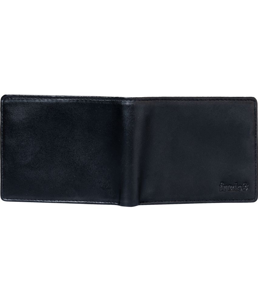     			HIDEFLIX PU Solid Men's Regular Wallet With 10 Slots For Card ( Black , Pack of 1 )