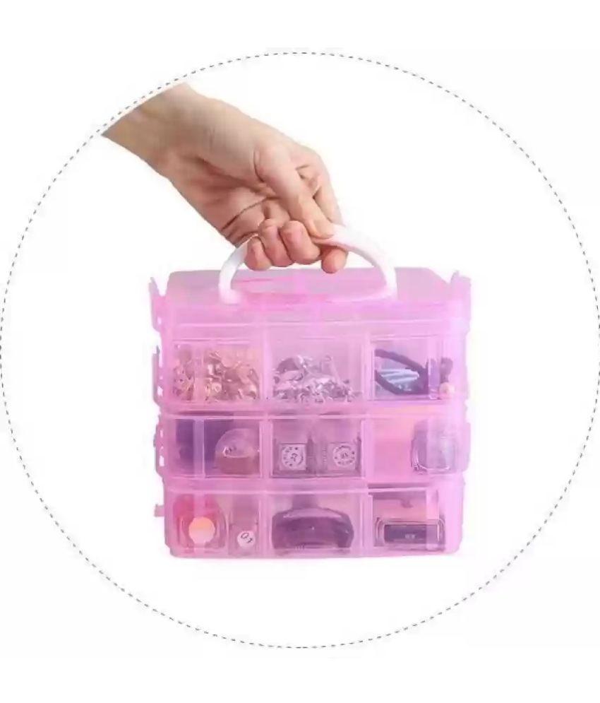     			Stysol 18 Grid Jewellery Organizer For All Small Items