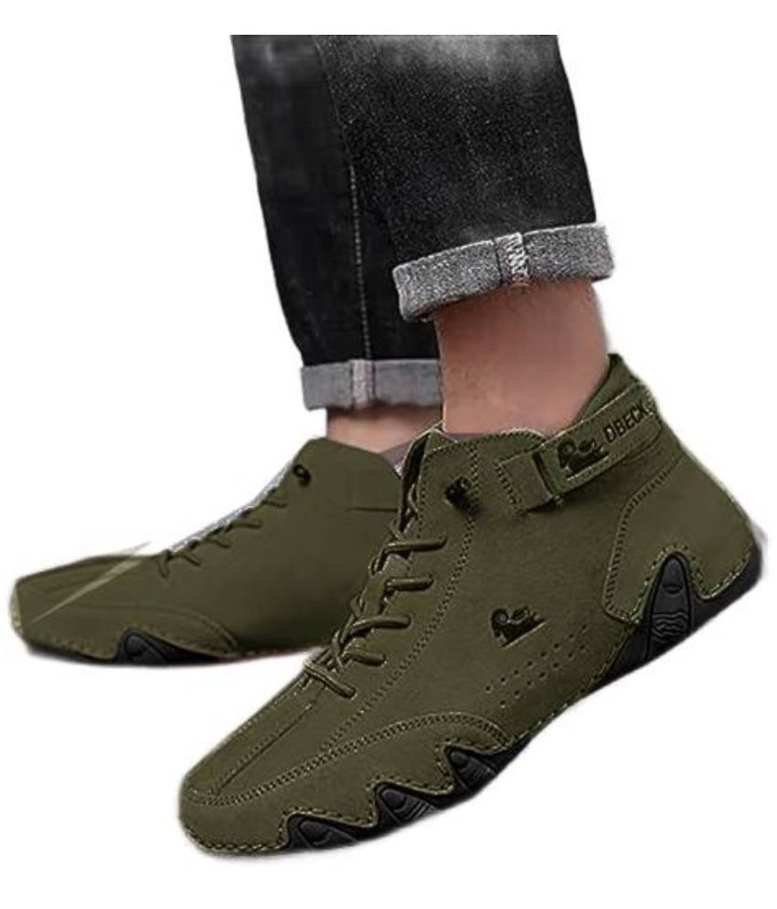     			freaks Green Men's Lifestyle Shoes