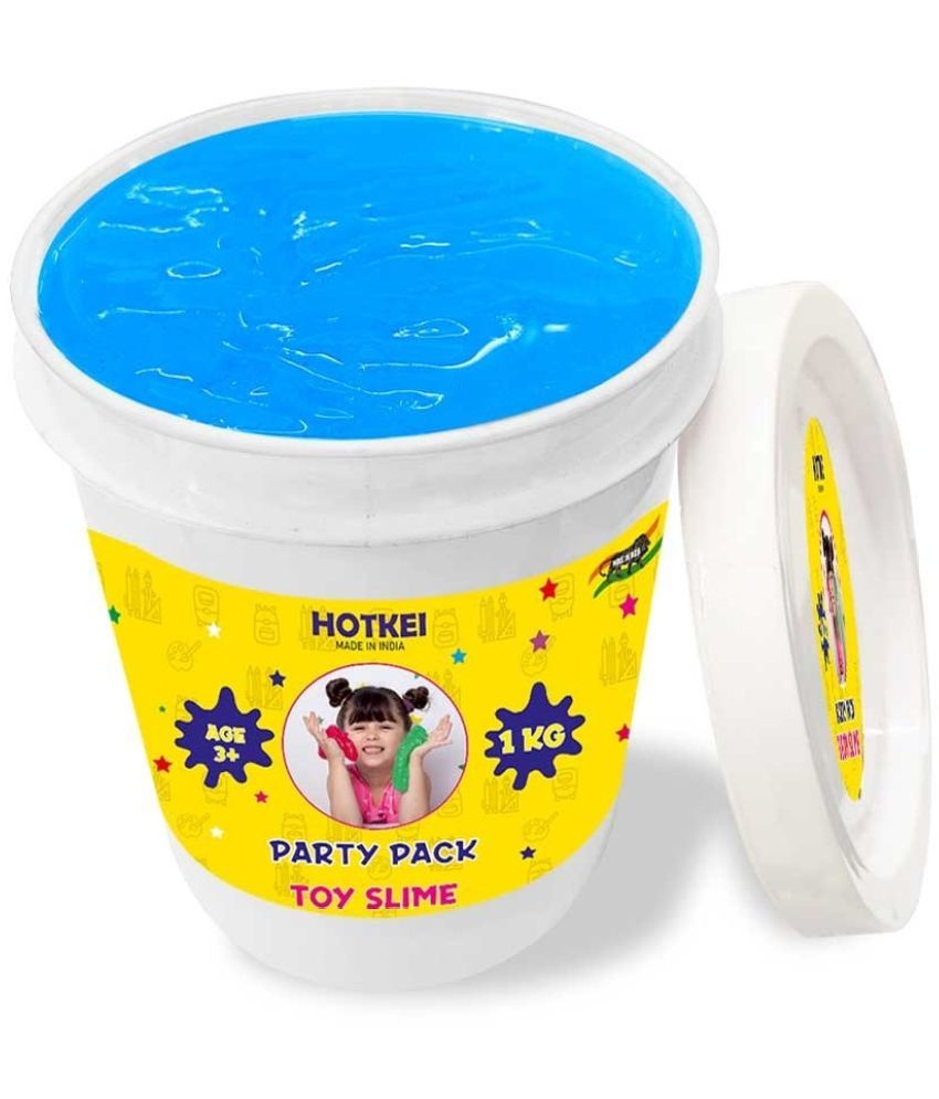     			HOTKEI (1 Kg Slime) Blue Fruit Scented DIY Magic Toy Slimy Slime Clay Gel Jelly Putty Set kit Toys for Boys Girls Kids Slime – 1 Kg