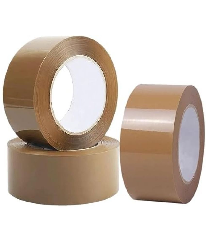     			Freedy Brown Single Sided Packing Tape ( Pack of 3 )