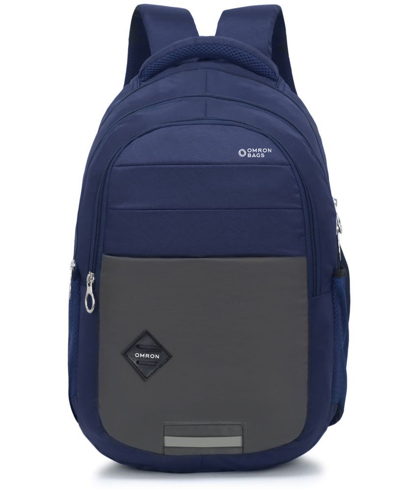     			OMRON BAGS 30 Ltrs Polyester Backpack *For Men & Women ( Blue )