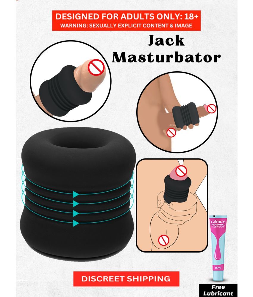     			Shower Masturbator- Velvety Soft High Quality Safe Silicone Material Male Masturbator Sleeve with Free Kaamraj Lube